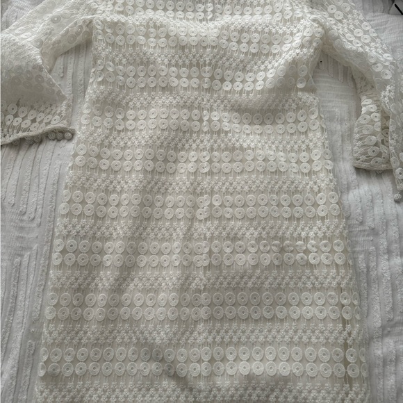 Detailed White Dress. - Picture 2 of 6